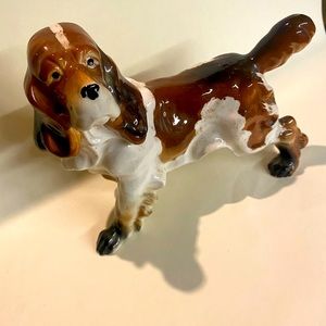 Antique Porcelain Dog - Wales made in Japan